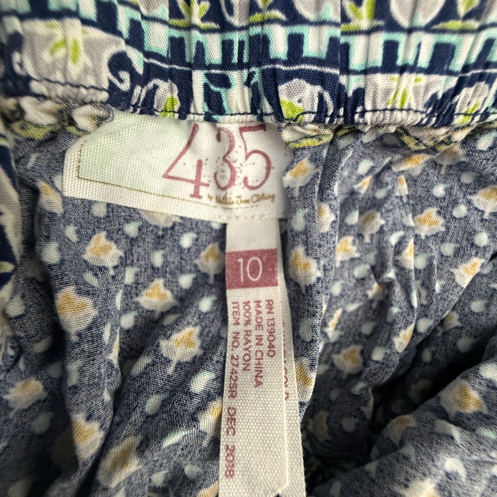 Matilda Jane Romper Girls 10 Blue Floral Boho Sleeveless Rayon Summer - Picture 6 of 15